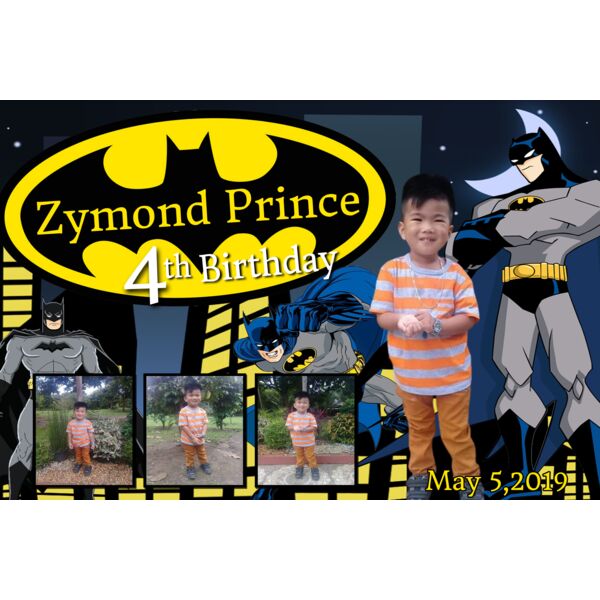 TSP 2 - SUPERHERO BIRTHDAY TARPAULIN Thumbnail