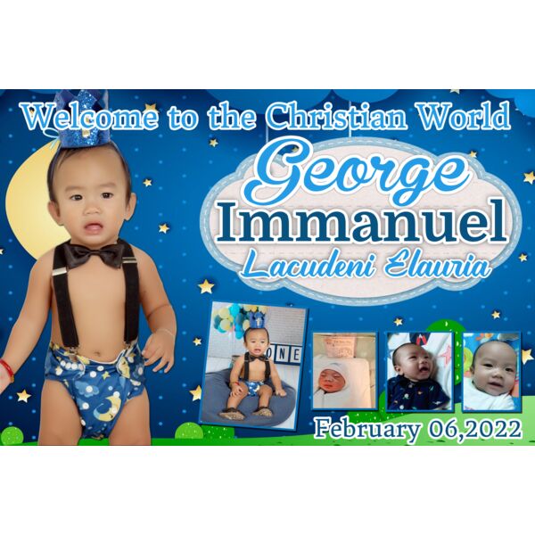 TCHR 6 - CHRISTENING TARPAULIN Thumbnail