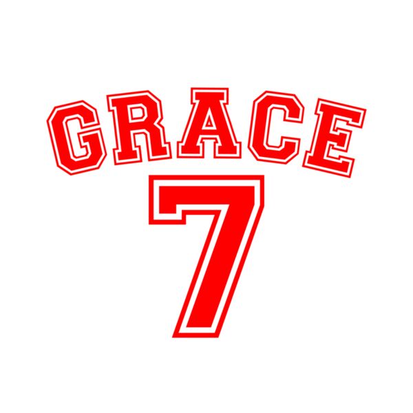 Name and Number, Editable Number, Editable Name - NN 5 Thumbnail