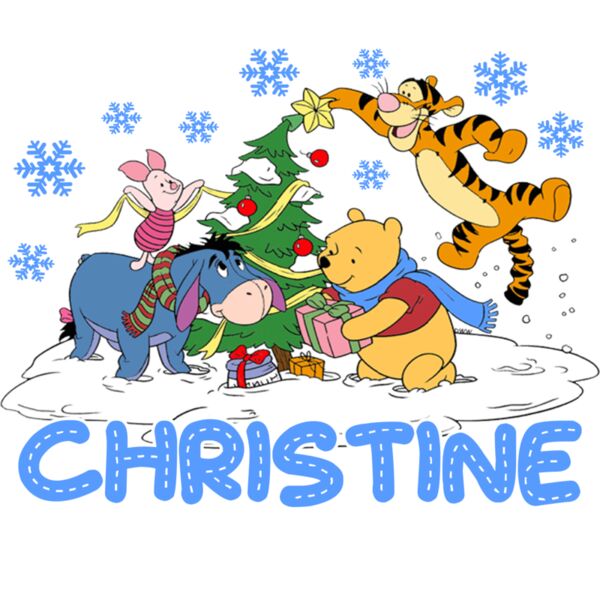 Winnie the Pooh, Kid Design, Christmas Design Thumbnail