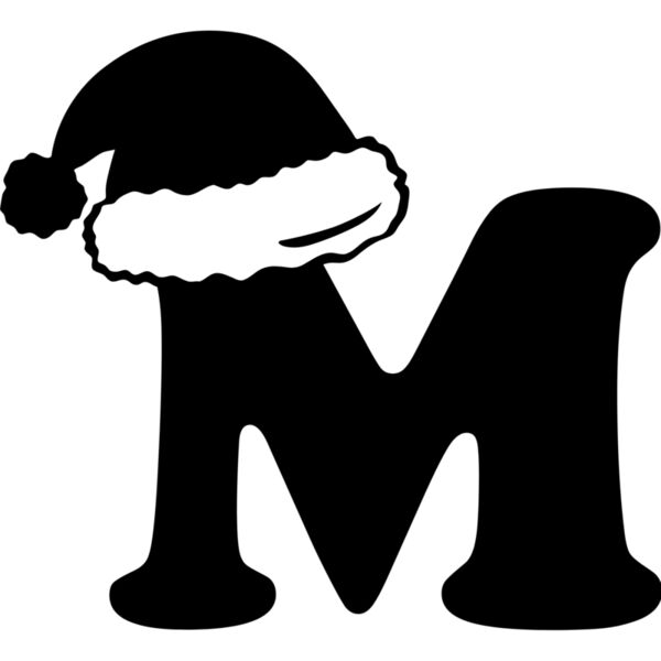 Christmas Designs , Group Designs , Cliparts , Black , PNG , Christmas Initials Designs , Christmas Initial Letter M , Mens Design , Ladies Design , Digital Printing , Full Print , Shirts , Mugs , Keychain , Poloshirt , Jacket , Customizable , Personalize Thumbnail