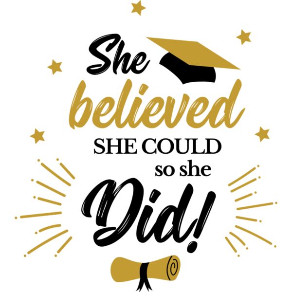 She Believer She could so she Did! - G19-23 Thumbnail