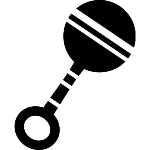 Baby Rattle Icon, Baby - BCA-009 Thumbnail