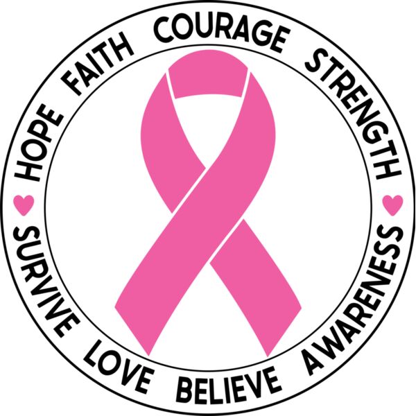 Hope, Faith, Courage, Strength, Survive, Love, Believe, Awareness - BC-004 Thumbnail