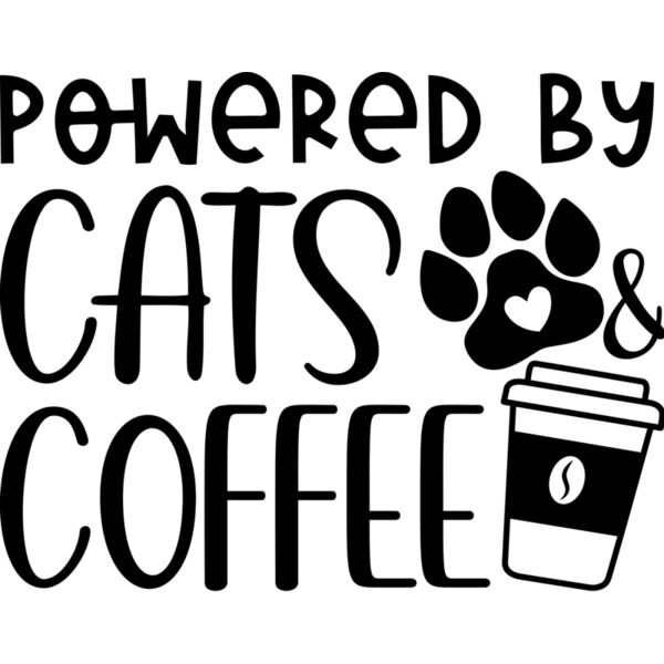 Powered by Cats Coffee - COF-036 Thumbnail