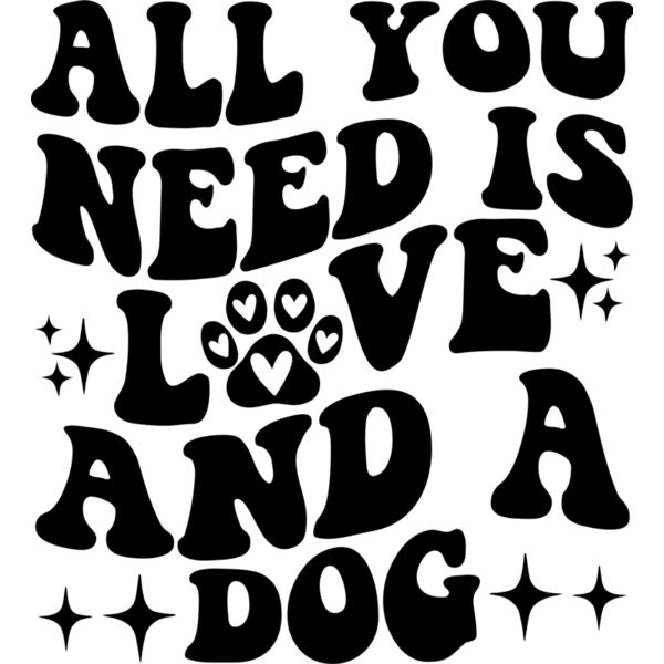 All you need is love and a dog - PL-008 Thumbnail