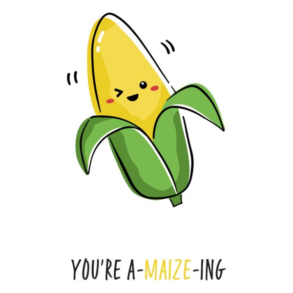 You're A-MAIZE-ING, Corn, Vegetable - PVC-008 Thumbnail