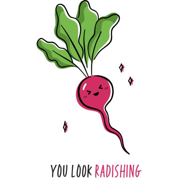 You Look Radishing, Radish, Vegetable - PVC-010 Thumbnail