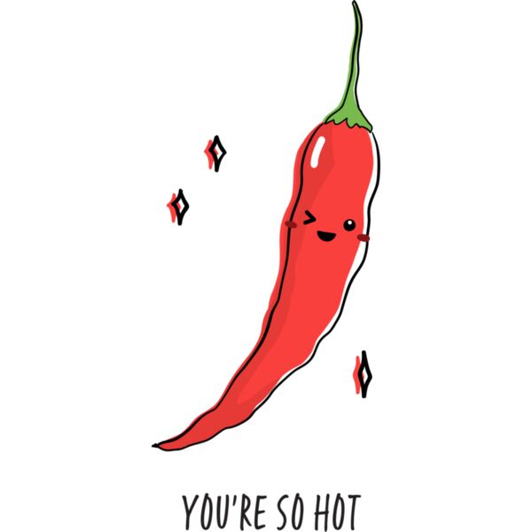 YOU'RE SO HOT, Chili, Vegetables - PVC-016 Thumbnail