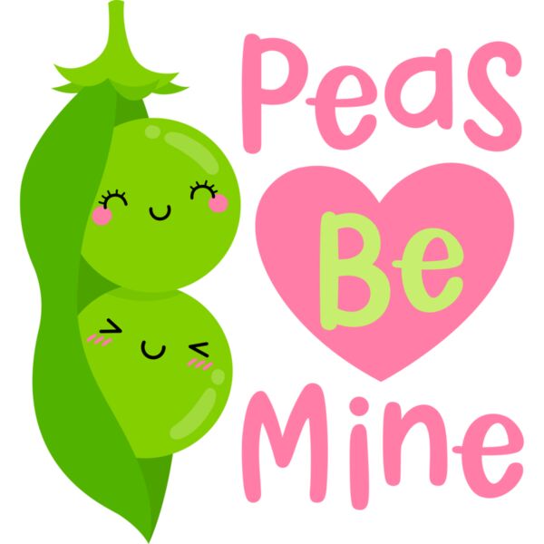 Peas Be Mine, Peas, Vegetable - PVC-026 Thumbnail