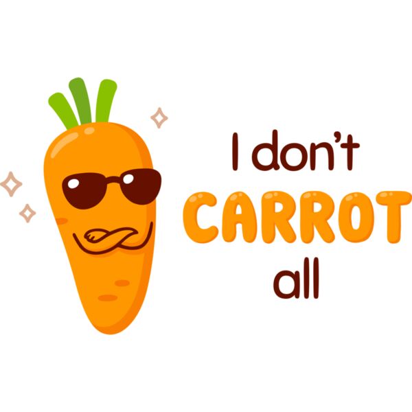 I don't CARROT all, Carrot, Vegetable - PVC-028 Thumbnail