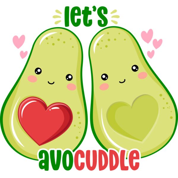 Let's Avocuddle, Avocado, Vegetable - PVC-029 Thumbnail