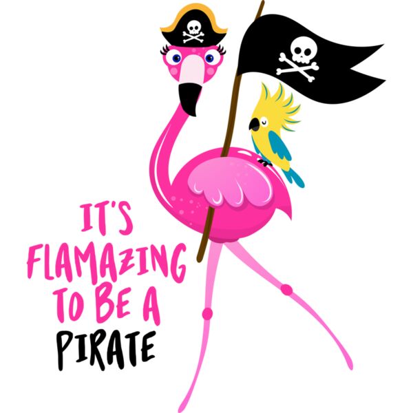 It's Flamazing to be a Pirate, Cute Animal - PNM-016 Thumbnail