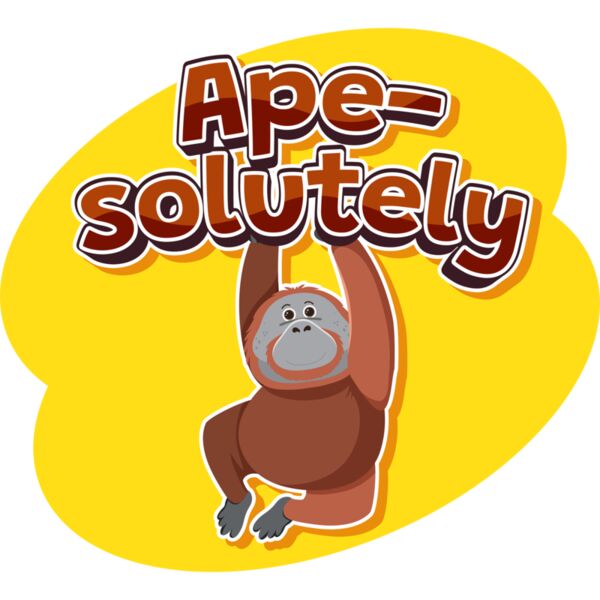 Ape-solutely, Cute Animal - PNM-017 Thumbnail