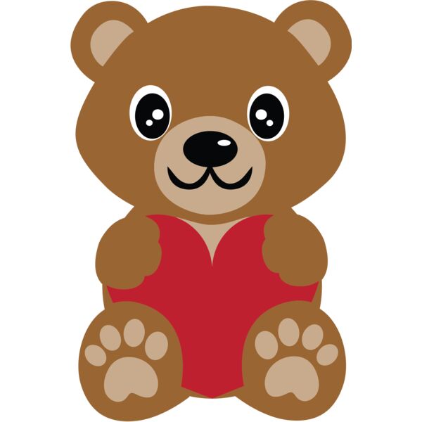 Teddy Bear, Valentines - VCA-002 Thumbnail