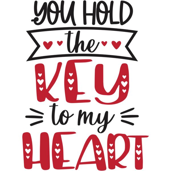 You hold the Key to my heart, Valentines - VL-019 Thumbnail