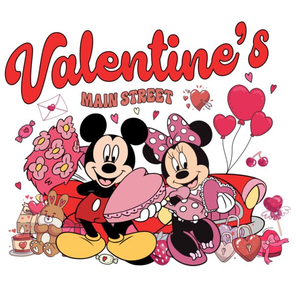 Valentine's Main Street, Mickey & Minnie Mouse, Valentines - VMS-003 Thumbnail