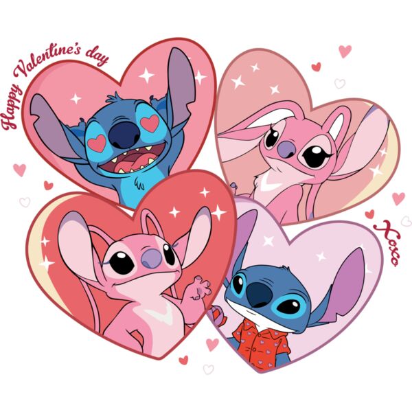 Happy Valentine's day, Xoxo, Stitch - SV-003 Thumbnail