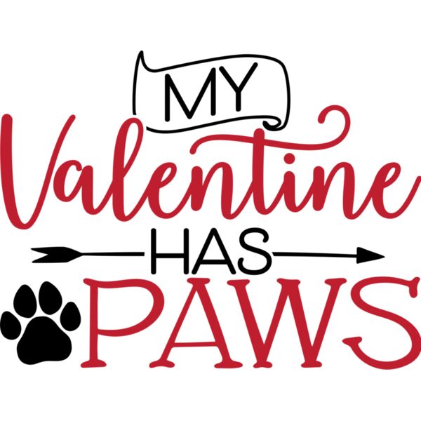 My Valentine has PAWS, Anti Valentine - AV-024 Thumbnail
