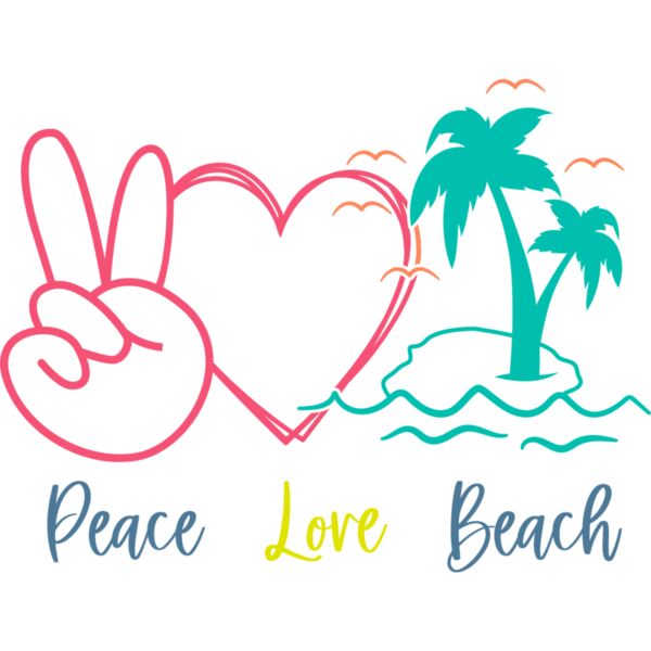 Peace, Love, Beach, Summer - SUM-010 Thumbnail