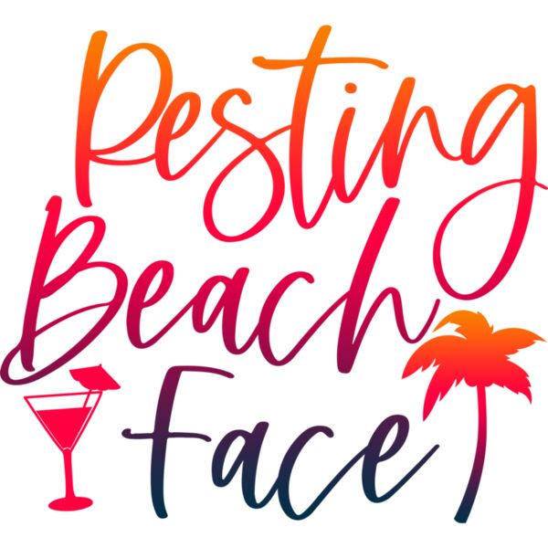 Resting Beach Face, Summer - SUM-018 Thumbnail