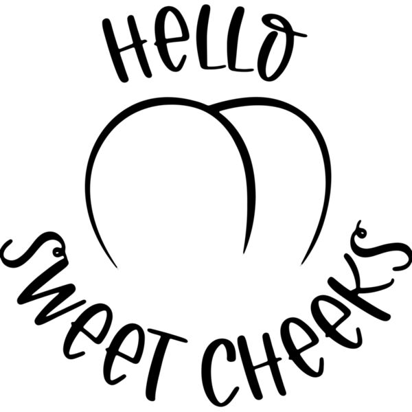 Hello Sweet Cheeks, Bathroom - BATH-003 Thumbnail