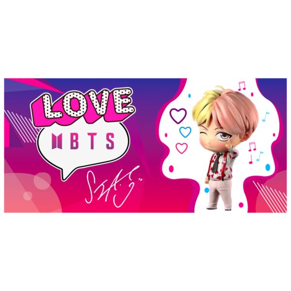 LOVE BTS, BTS Design, Mug, Frame, Background - BTS-001 Thumbnail