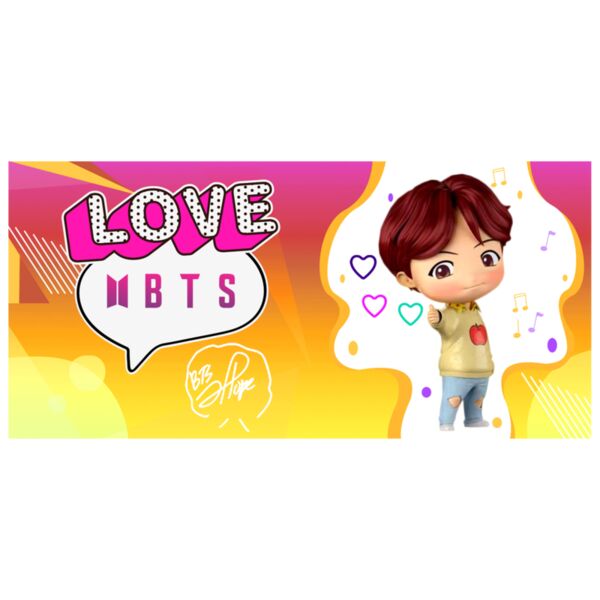 LOVE BTS, BTS Design, Mug, Frame, Background - BTS-002 Thumbnail