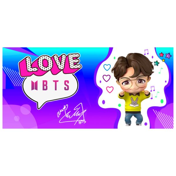 LOVE BTS,  BTS Design, Mug, Frame, Background - BTS-005 Thumbnail