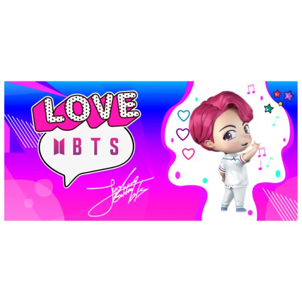 LOVE BTS,  BTS Design, Mug, Frame, Background - BTS 006 Thumbnail