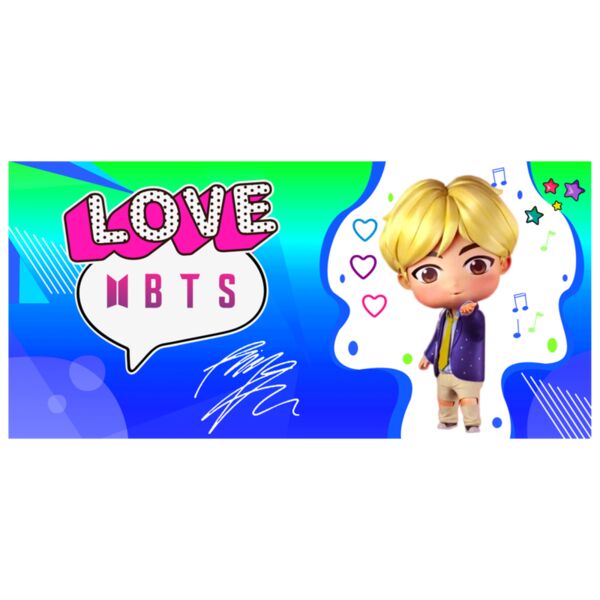 LOVE BTS,  BTS Design, Mug, Frame, Background - BTS-007 Thumbnail