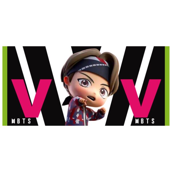 V,  BTS Design, Mug, Frame, Background - BTS-011 Thumbnail