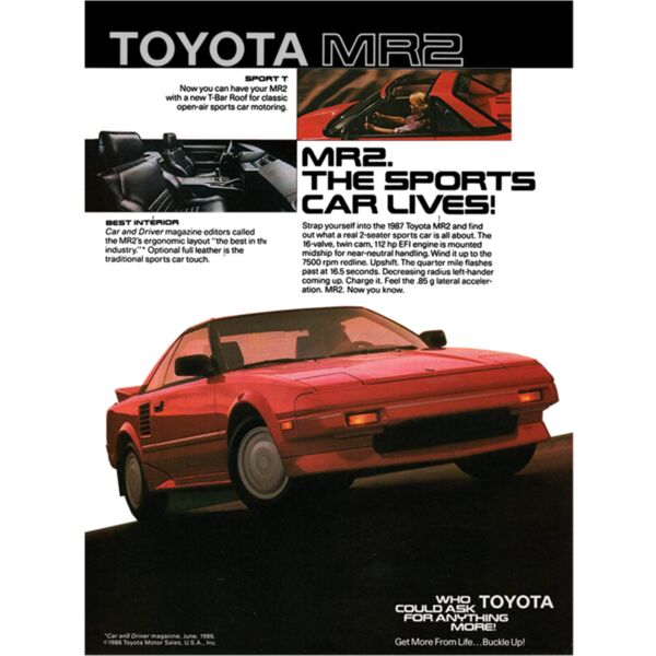 TOYOTA MR2, Cars - CD-007 Thumbnail