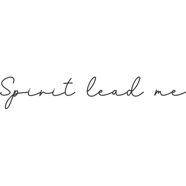 Spirit lead me - CSC-001B Thumbnail