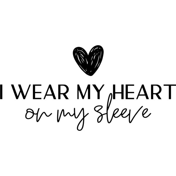 I wear my heart on my sleeve - CSC-015A Thumbnail