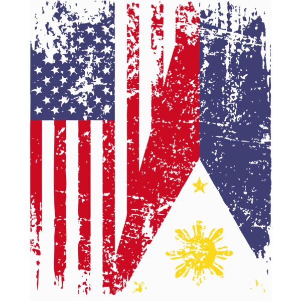 Philippines and American Flag - FA-007 Thumbnail