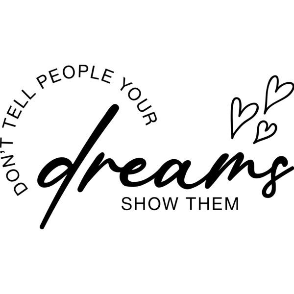 DON'T TELL PEOPLE YOUR dreams show them - IV3-009 Thumbnail