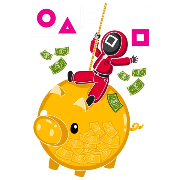 SQUID GAME Guard on top of piggy bank - SG-009 Thumbnail