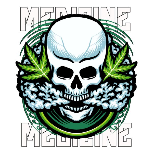 Smoking Skull, Streetwear - SWC-007 Thumbnail