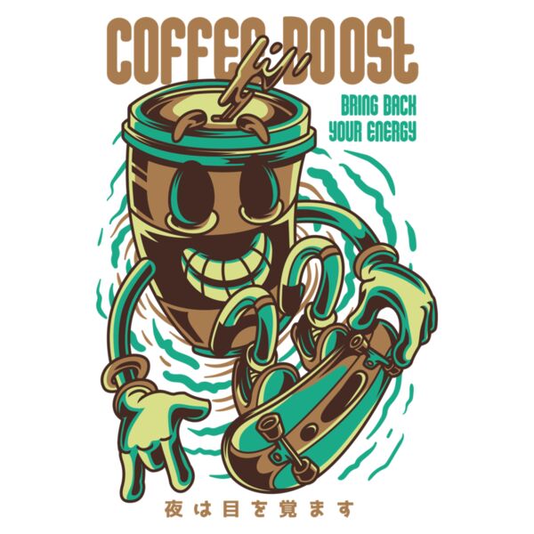 COFFEE BOOST, Streetwear - SWC-009 Thumbnail