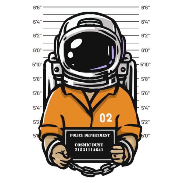 Astronaut Criminal Art, Streetwear - SWC-013 Thumbnail