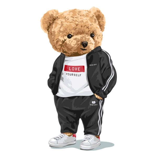 LOVE YOURSELF, BEAR DOLL, Teddy - TED-002 Thumbnail