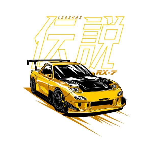 YELLOW JAPANESE CAR - SCD-11  Thumbnail
