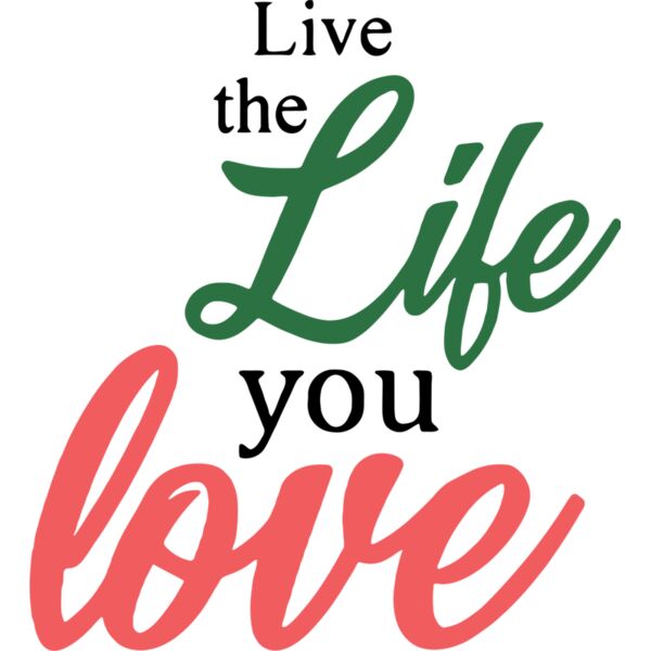 LIVE THE LIFE YOU LOVE, Positive - PQ25 Thumbnail