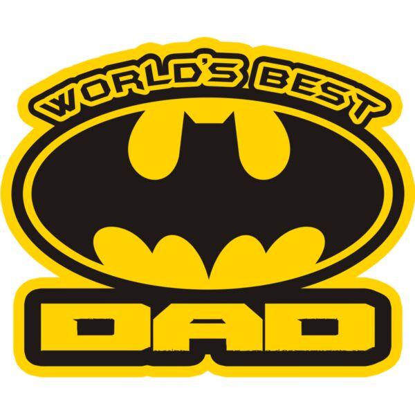 WORLD'S BEST DAD,  Superhero, Superdad, Family, Father's Day - SDD-4 Thumbnail
