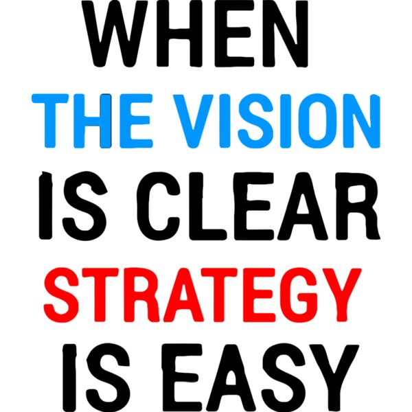 When the VISION is clear STRATEGY is easy - TB14 Thumbnail