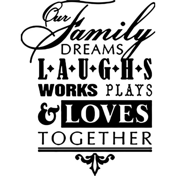 Our Family DREAMS, LAUGHS, WOKRS, PLAYS & LOVES Together - RFR6 Thumbnail
