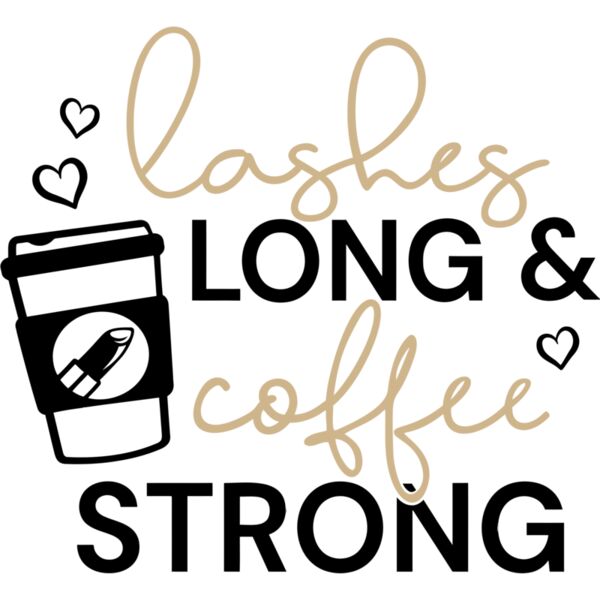 lashes long coffee strong - MAK-117  Thumbnail