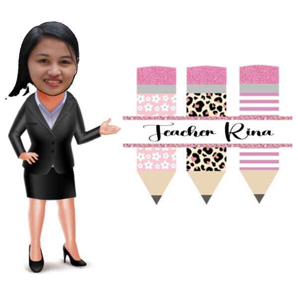 Teacher's Day Design with Editable Name - BTD-022 Thumbnail