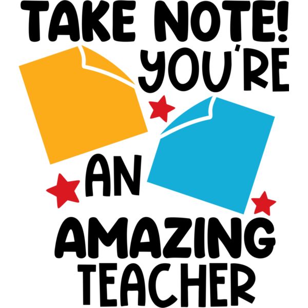 Take Note! You're and amazing Teacher, Teacher's Day - TDS-010 Thumbnail